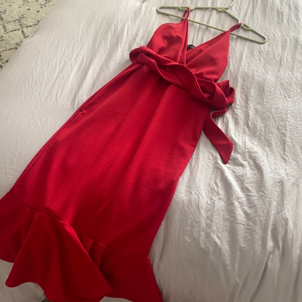 Red dress